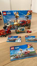 Lego set 60214 brand bij het hamburger restaurant, Kinderen en Baby's, Speelgoed | Duplo en Lego, Complete set, Gebruikt, Ophalen of Verzenden