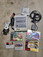 Leuke super nintendo snes set met games, Avontuur en Actie, 2 spelers, Ophalen of Verzenden, Zo goed als nieuw