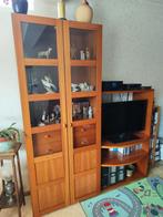 Tv-meubel met kast, Ophalen, Gebruikt, 150 tot 200 cm, Kersenhout