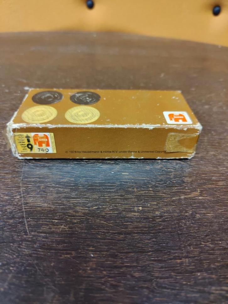 Vintage Jumbo reisspel - Dammen/Schaken uit 1978, Hobby en Vrije tijd, Gezelschapsspellen | Bordspellen, Zo goed als nieuw, Reisspel