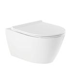 QeramiQ Salina Compact Wandcloset - Wit - Nieuw, Ophalen