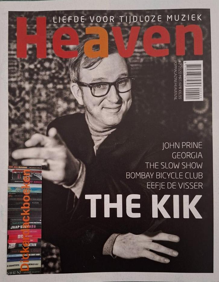 Muziek blad Heaven nr 2, 2020; The Kik, Eefje Visser en meer, Verzamelen, Muziek, Artiesten en Beroemdheden, Zo goed als nieuw