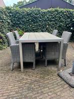 Super mooie wicker tuinset van Bois le Duc,, Ophalen, 4 zitplaatsen, Gebruikt, Wicker