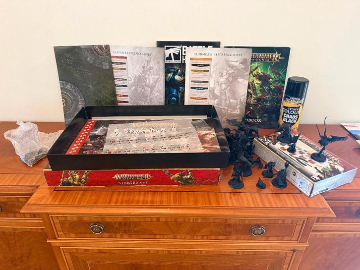 Warhammer: Age of Sigmar - Starter Set + (zie omschrijving), Hobby en Vrije tijd, Wargaming, Nieuw, Warhammer, Figuurtje(s), Geverfd