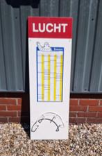 Michelin banden reclamebord uit de werkplaats., Verzamelen, Ophalen, Reclamebord, Gebruikt, .