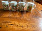 4 mokken met opdruk van honden. Merk: Jason. Fine Bone China, Huis en Inrichting, Keuken | Servies, Overige typen, Ophalen of Verzenden