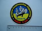 sticker oud EK ZIJSPAN Motorcross sidecar cross Lochem retro, Verzenden, Zo goed als nieuw, Bedrijf of Vereniging