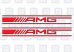 Mercedes A45 SPOILER Stickers AMG - Vinyl Sticker Logo ROOD, Ophalen of Verzenden, A, A, A