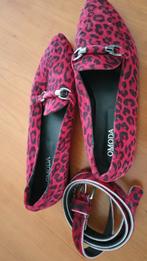 Omoda Loafers + Riem - Maat 39 - Pony Leer, Instappers, Omoda, Nieuw, Ophalen of Verzenden