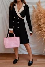 Dames zeemans jurk, Knielengte, Zo goed als nieuw, Maat 36 (S), Zwart