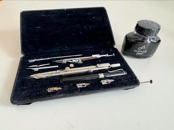 E.O. Richter&Co Präcision tekenset met inkt beschikbaar voor biedingen