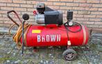 Goed werkende Brown Compressor., Ophalen, Gebruikt, 6 tot 10 bar, 25 tot 100 liter