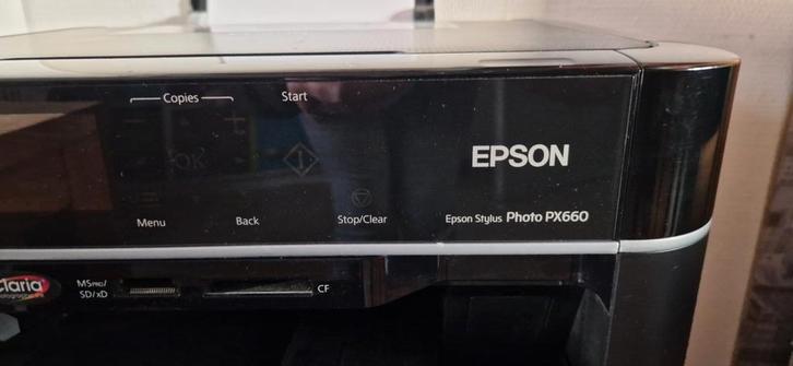 Epson Stylus Photo PX660 Fotoprinter, Computers en Software, Printers, Gebruikt, Fotoprinter, Inkjetprinter, Kleur printen, Scannen