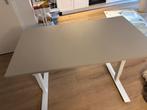 Trotten Zit/Sta Tafel - Handmatig - Beige/Wit - Perfecte Sta, Huis en Inrichting, Bureaus, Ophalen, Zo goed als nieuw