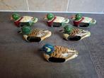 6x Vintage houten servetringen. Eend. Als nieuw!, Huis en Inrichting, Woonaccessoires | Overige, Ophalen of Verzenden, Zo goed als nieuw