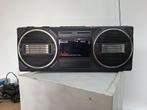 draagbare radio cassettedeck vintage jaren 70, Ophalen of Verzenden, Gebruikt
