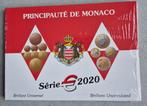 Monaco Bu set 2020 1 cent t/m 2 euromunt nieuwe gesealde set, Ophalen, Monaco, Overige waardes