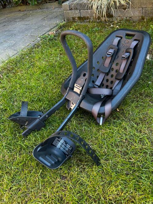 Yepp mini voorzitje Zwart met windscherm, Fietsen en Brommers, Fietsaccessoires | Fietsstoeltjes, Gebruikt, Ophalen