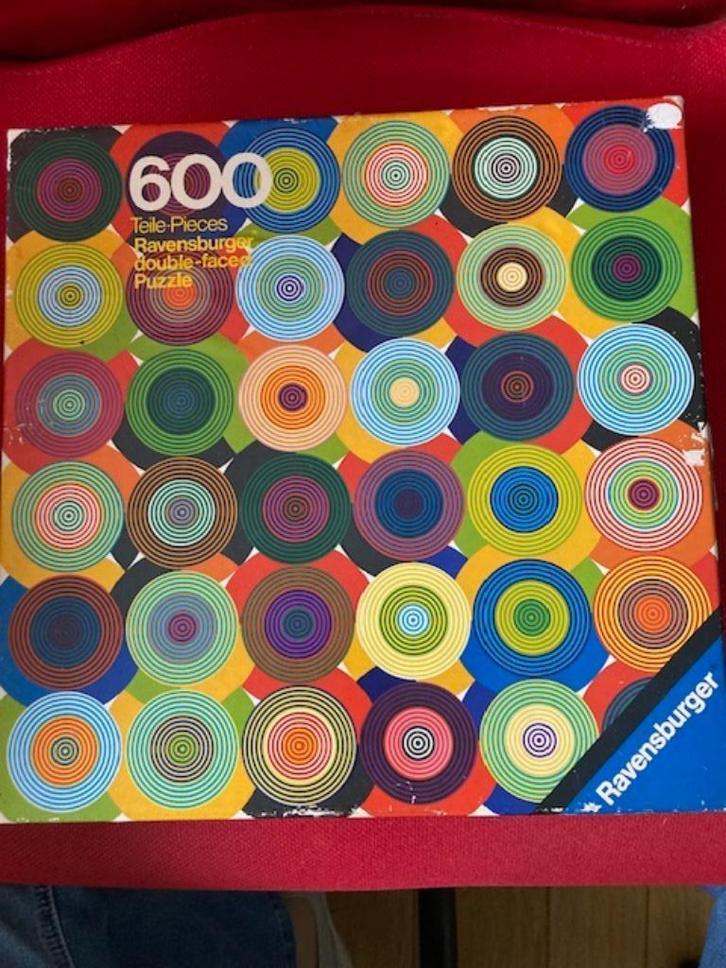 Puzzels, vintage jaren '70, Hobby en Vrije tijd, Denksport en Puzzels, Gebruikt, Legpuzzel, 500 t/m 1500 stukjes, Ophalen of Verzenden