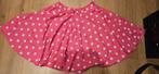 Rok roze met witte stippen 60's/ 70's, carnaval, Carnaval, Ophalen of Verzenden, Zo goed als nieuw, Kleding