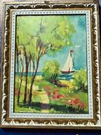 Barbie vintage Modern art schilderij #1625, Verzamelen, Poppen, Ophalen of Verzenden, Zo goed als nieuw, Accessoires