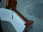 1 persoons auping ledikant hoofdgedeelte elect. verstelbaar, Verstelbaar, 90 cm, Eenpersoons, Bruin