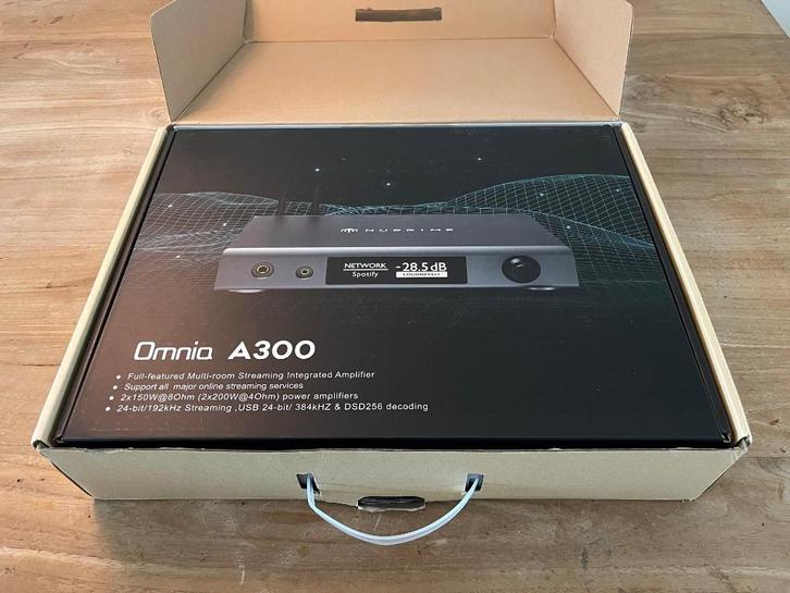 Nuprime Omnia A300 all in one streamer versterker nieuwstaat, Audio, Tv en Foto, Versterkers en Receivers, Zo goed als nieuw, 120 watt of meer