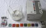 Gusta Scent & blend windlicht glas nieuw compleet in doos, Ophalen, Nieuw, Overige materialen, Minder dan 25 cm
