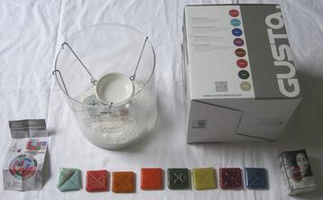 Gusta Scent & blend windlicht glas nieuw compleet in doos beschikbaar voor biedingen