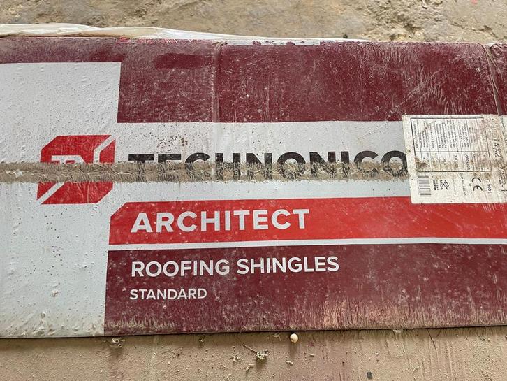 Dakshingles Rood - 21 Pakken (63m2), Doe-het-zelf en Verbouw, Dakpannen en Dakbedekking, Nieuw, Dakleer, Overige materialen, Rood