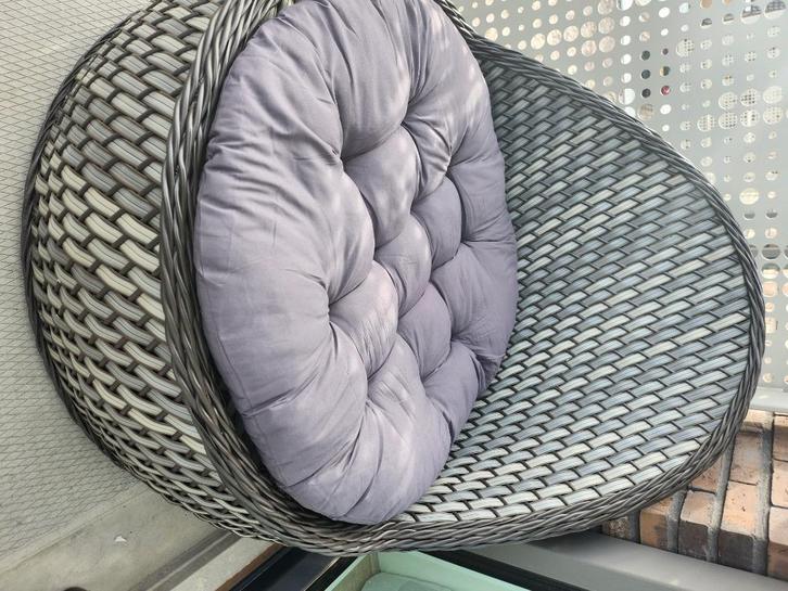 Moet nu weg! Loungestoel loveseat tuin/balkon, Tuin en Terras, Tuinstoelen, Zo goed als nieuw, Rotan, Ophalen