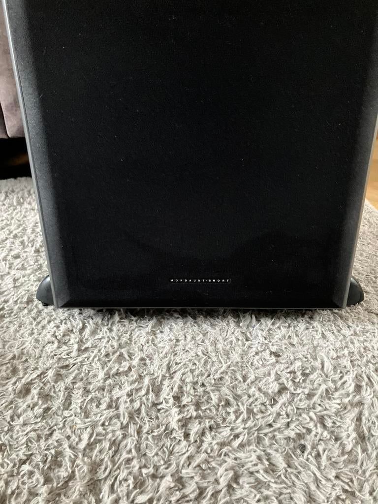 Mordaunt-short subwoofer, Audio, Tv en Foto, Luidsprekers, Overige merken, Subwoofer, Ophalen of Verzenden, Zo goed als nieuw