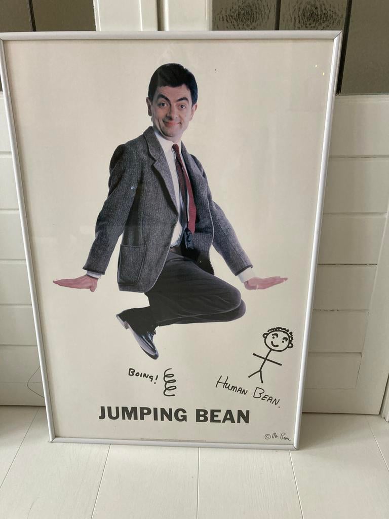 Mr. Bean Poster in Lijst, Ophalen, Zo goed als nieuw