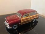 Ford Woody echt hout 1949, Hobby en Vrije tijd, Modelauto's | 1:18, Ophalen of Verzenden, Zo goed als nieuw, Auto, Overige merken