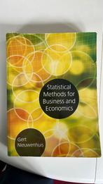 Statistical Methods for Businesss and Economics, Boeken, Ophalen of Verzenden, Gelezen, Gert Nieuwenhuizen