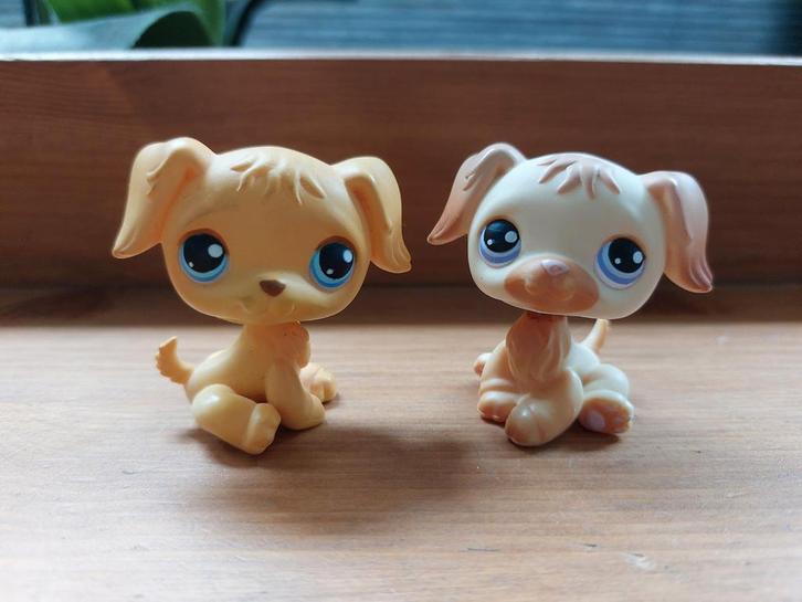 2x Littlest pet shop hond, Verzamelen, Poppetjes en Figuurtjes, Ophalen of Verzenden
