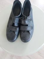 Zwarte klittenband schoenen Ecco mt 40, Ophalen of Verzenden, Zo goed als nieuw, Zwart, Sneakers of Gympen