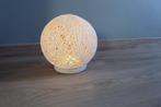 tafellamp op batterij / bollamp met draad, Huis en Inrichting, Lampen | Tafellampen, Ophalen of Verzenden, Zo goed als nieuw, Minder dan 50 cm
