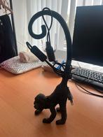 Tafellaap aap zwart, Huis en Inrichting, Lampen | Tafellampen, Minder dan 50 cm, Zo goed als nieuw, Ophalen