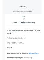 Guus meeuwis 20 juni 2024, Tickets en Kaartjes, Concerten | Nederlandstalig, Juni, Twee personen