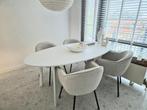Ovale Ovaal eettafel poten demontabel Loods 5 VT Wonen, Huis en Inrichting, Ophalen, Zo goed als nieuw, Ovaal, Westwing LoftLoft Hay