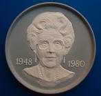 Keramiek Prinses Juliana 21cm Abdicatie 1980 Porceleyne Fles, Ophalen of Verzenden