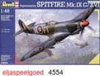 Modelbouw Revell 1:48 Spitfire Mk.IXc/XVI 4554 Vliegtuig, Revell, Nieuw, Ophalen of Verzenden, Groter dan 1:72