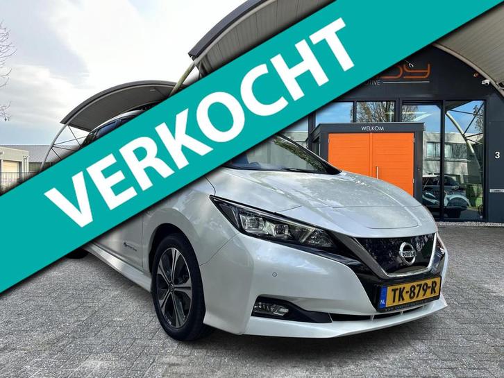 Nissan LEAF Tekna 40 kWh 88% SOH Bose Leder Trekhaak Rijklaa, Auto's, Nissan, Bedrijf, Te koop, Leaf, Lederen bekleding, Elektrisch