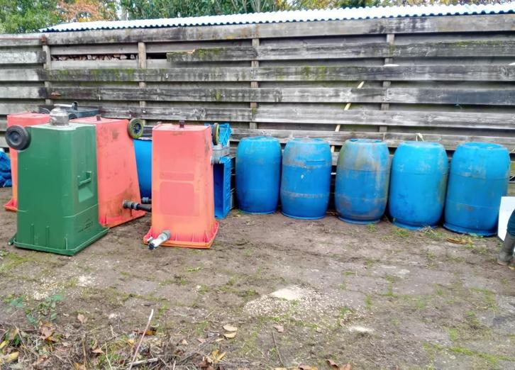 kliko's vaten tonnen, Dieren en Toebehoren, Vissen | Aquaria en Toebehoren, Gebruikt, Overige typen, Ophalen