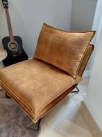 Fauteuil cognac kleur, Huis en Inrichting, Banken | Sofa's en Chaises Longues, Ophalen, Gebruikt, Eenpersoons, 75 tot 100 cm