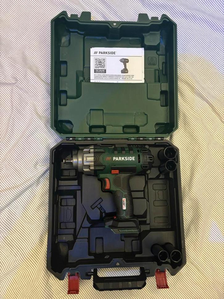 Parkside Accu-Slagmoersleutel 20V, Doe-het-zelf en Verbouw, Gereedschap | Boormachines, Nieuw, Boor- en Schroefmachine, Ophalen of Verzenden