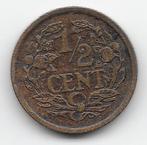 Nederland ½ cent 1922 KM# 138, Postzegels en Munten, Ophalen of Verzenden, Koningin Wilhelmina, Losse munt