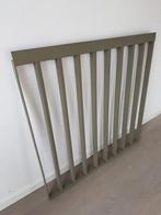 Nieuw stalen hek/balustrade 104,5x104,5x4 (olijfgroen), Ophalen, Nieuw, Overige metalen