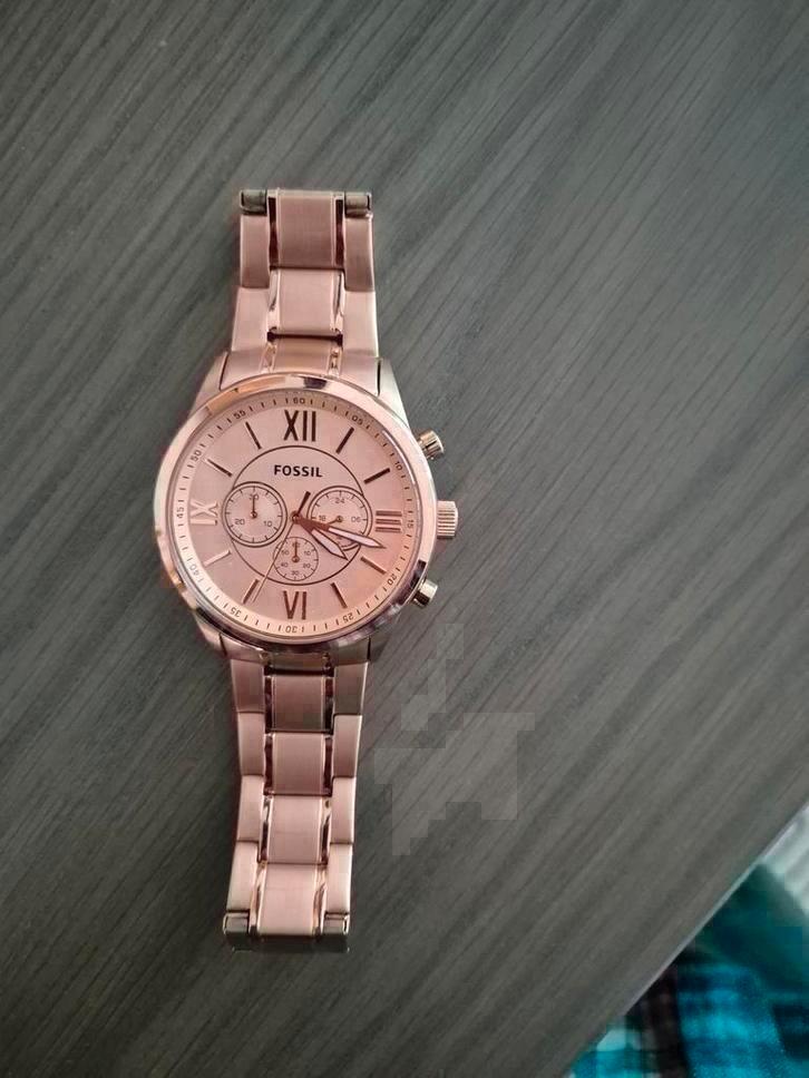 Fossil BQ1128IE horloge, Sieraden, Tassen en Uiterlijk, Horloges | Dames, Nieuw, Fossil, Staal, Ophalen of Verzenden